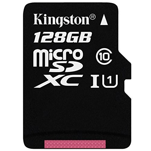 Kingston Technology Class 10 128GB Micro SDXC Memory Card with Adapter