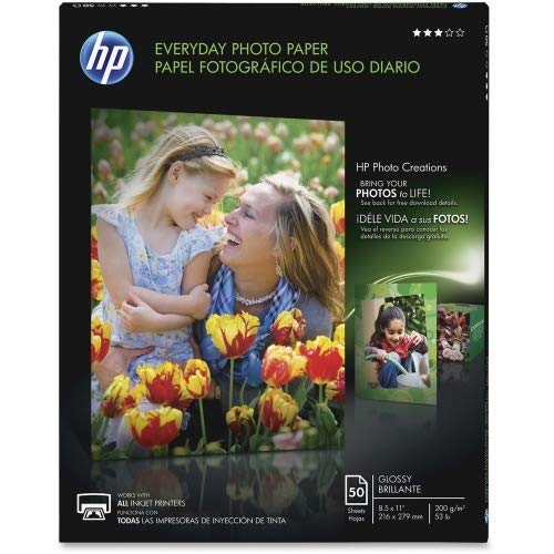 Hewlett Packard (HP) Q8723A Glossy Everyday Photo Paper (8.5