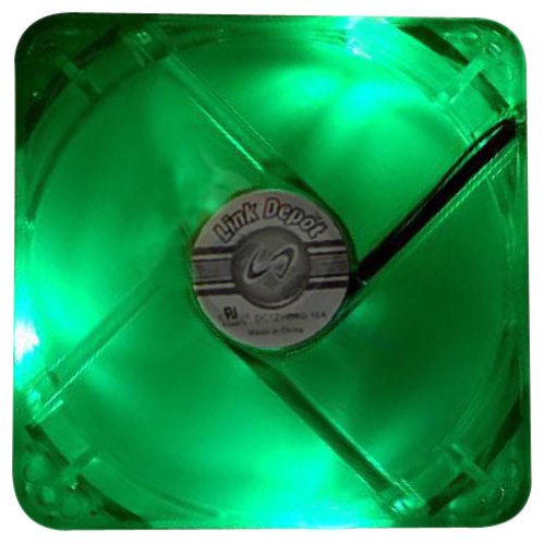 120cm Green Led Fan