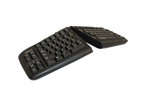 Key Ovation Goldtouch Adjustable Keyboard for PC, Us English Legends, Black, Usb