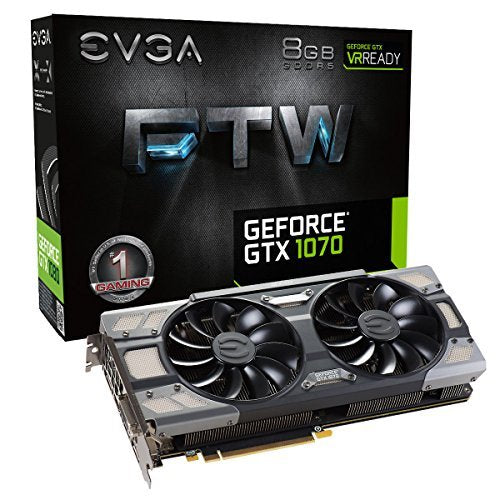 EVGA GeForce GTX 1070 SC GAMING ACX 3.0 Graphic Card 08G-P4-6173-KR
