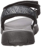 Northside Women's Kenya Sandal, Black/Gray, 9 M US