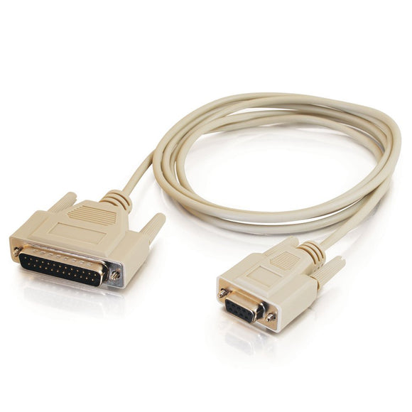 Cables To Go 6ft Db25m to Db9f Null Modem Cbl
