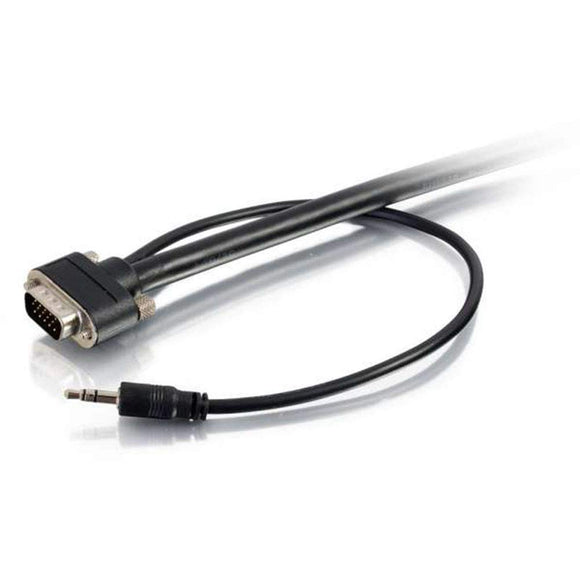 C2G/Cables to Go Select VGA with 3.5mm A/V Male/Male Cable, Black