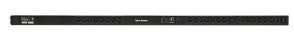 CyberPower PDU81104 Switched Metered-by-Outlet PDU, 200-240V/20A, 24 Outlets, 0U Rackmount