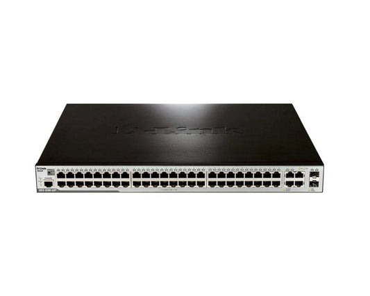 Managed 48-Port 10/100 Poe L2 Switch, 2 100/1000 Sfp Ports + 2 Combo Sfp Slots