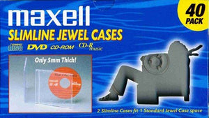 Maxell CD365 CD or DVD Jewel Case 190074