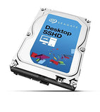 (OLD MODEL) Seagate Desktop 1 TB Solid State Hybrid Drive SATA 6 GB with NCQ 64 MB Cache 3.5 Inch (ST1000DX001)