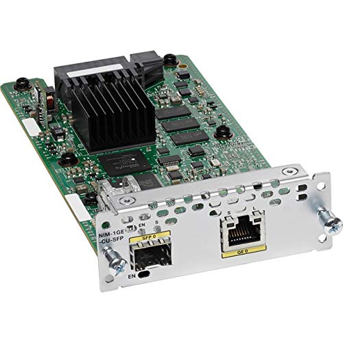 Cisco NIM-1GE-CU-SFP= 1 Port Ge WAN Nim Dual-Mode RJ45 & SFP Module