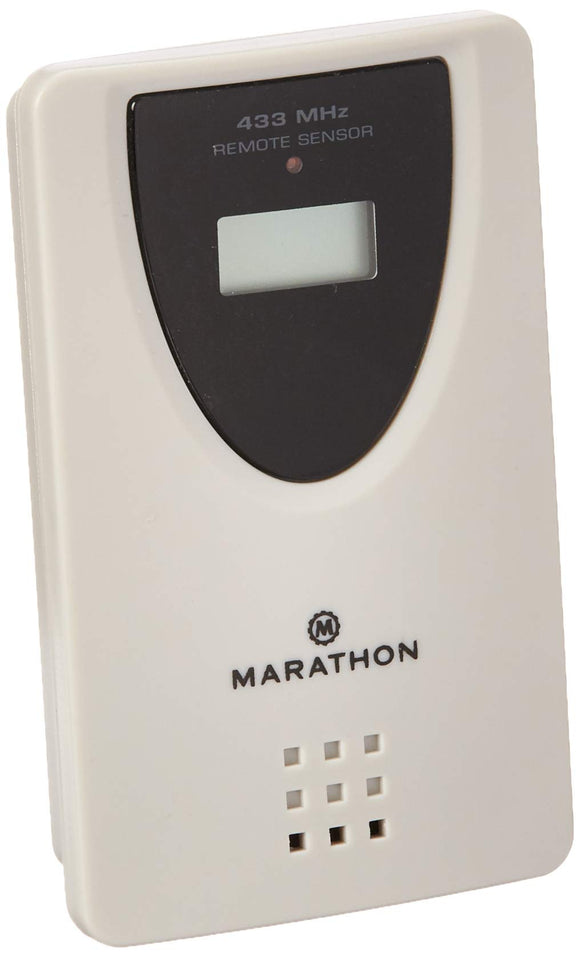 Marathon CL030027 Atomic Wall Clock with 8 Timezones, Indoor/Outdoor Temperature & Date - Batteries Included