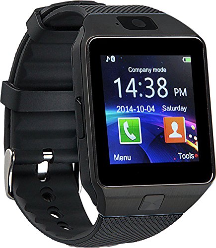 Proscan PBTW360-BLACK Bluetooth Camera Smart Watch