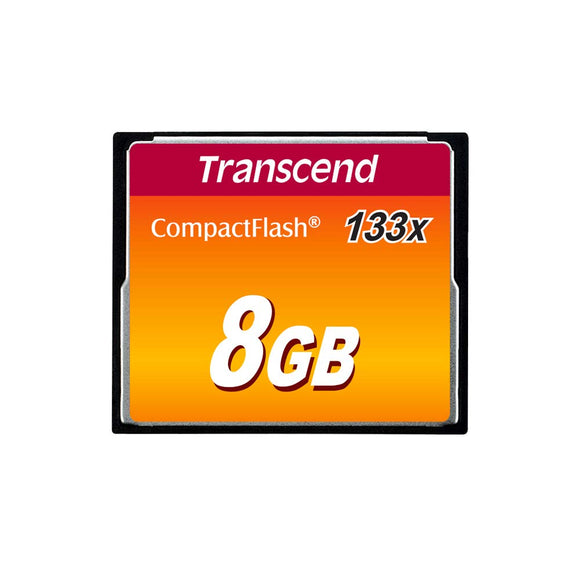 TRANSCEND TS8GCF133 8GB CompactFlash Memory Card 133x