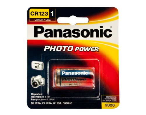 Panasonic CR-123APA/1B CR-123 Photo Battery 3V Lithium, 1-Pack