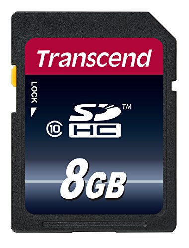 Transcend  8 GB SDHC Class 10 Flash Memory Card TS8GSDHC10
