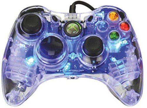 PDP Afterglow Wired Controller: Blue for Xbox 360