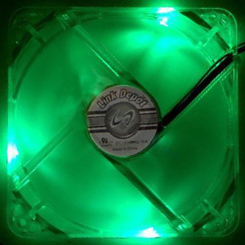 120cm Green Led Fan