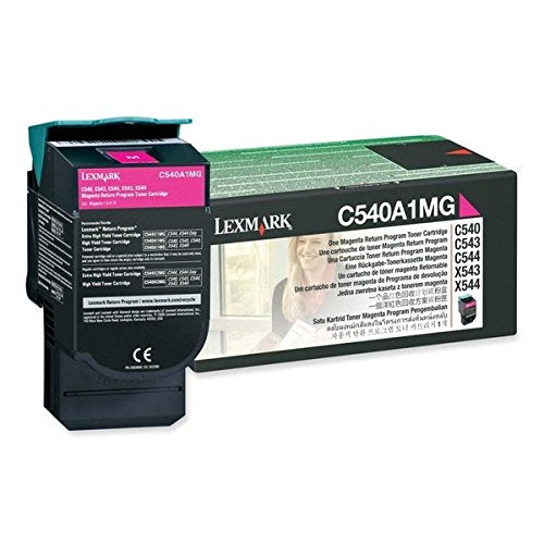 Lexmark C540A1MG C54X/X543/X544 Return Program Magenta Toner Cartridge