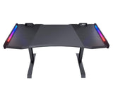 Cougar Mars RGB Ergonomic Height Adjustable Gaming Desk with Control Stands for PC and USB/Audio Devices