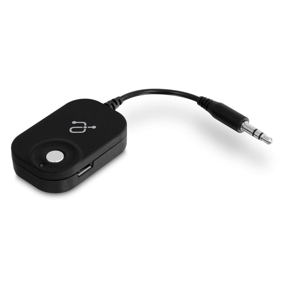 Aluratek AIS11F Bluetooth Receiver, Bluetooth Adapter, Hands-Free Car Kits, Mini Wireless Music Adapter for Home/Car Audio Stereo System