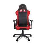 AROZZI VERONA-V2-RD Advanced Racing Style Gaming Chair with High Backrest, Recliner, Swivel, Tilt, Rocker and Seat Height Adjustment, Lumbar and Headrest Pillows Included, Red