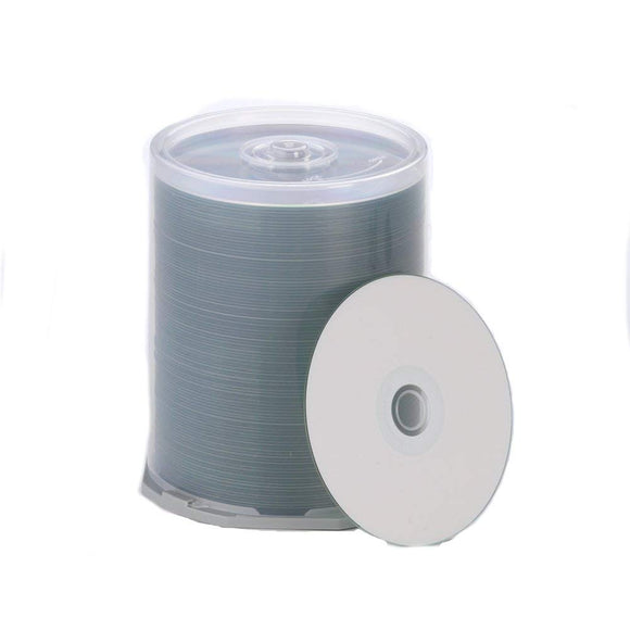 Toughcoat Plus Silver CD 100QTY 100 Disc Spindled Hub Printable