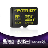 Patriot EP 16 GB MicroSDHC Series Memory Card (PEF16GEMCSHC10)