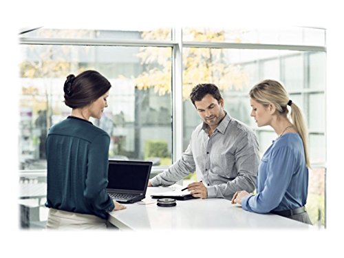 Sennheiser SP 10 ML (506048) - Sound-Enhanced, User-Friendly Mobile Speaker Phone | For Desk/Mobile Phone & Softphone/PC Connection | with Omni-Directional Microphone & Skype for Business Certified