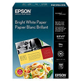 Epson Bright White Paper 8.5 x 11" (500 Sheets) - S041586