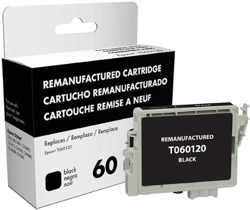 Generic Remanufactured Ink Cartridge Replacement for Epson EPC60120 T060120 (Black)