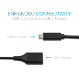 BlueDiamond 3 ft USB 2.0 C Male to A Female Cable - for Galaxy S8+, MacBook, Nintendo Switch, Sony XZ, Google Pixel LG V20 G5 G6, HTC 10, Xiaomi 5 and More