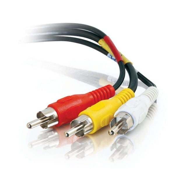 C2G 40447 3FT VALUE SERIESANDTRADE; COMPOSITE VIDEO + STEREO AUDIO CABLE