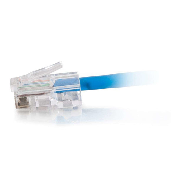 15Ft Cat5e Blue Non Booted CMP