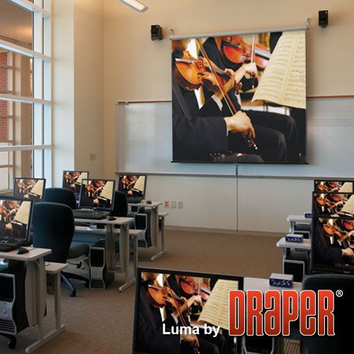 106in Diag Luma Manual Proj Screen Wall/Ceiling Matt White 16:9