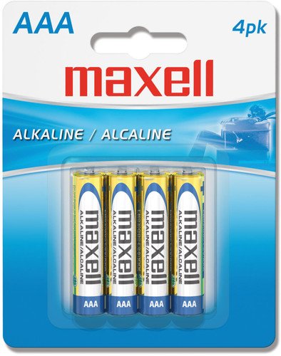 Maxell 723865 LR03 4BP AAA Cell 4-Pack Carded Battery 723865