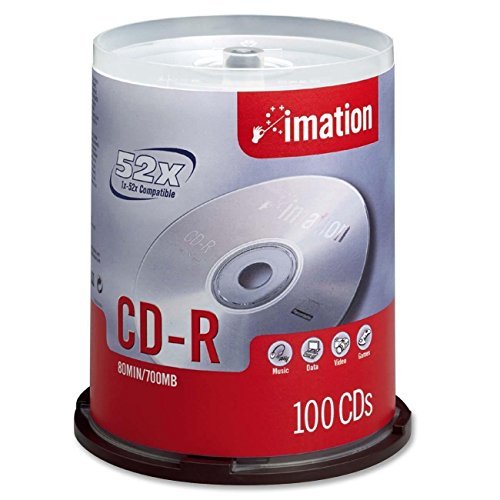 Imation 52x Certified CD-R 700MB 80 Min Spindle Imation