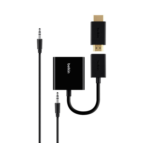 Belkin Universal HDMI to VGA Adapter Kit, Compatible with Amazon Fire TV, Google Chromecast, Chromebooks and Other HDMI Devices