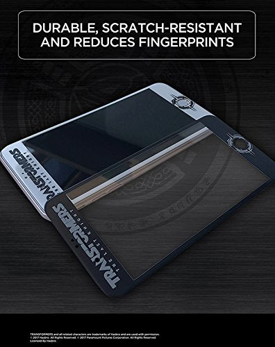 Transformers: Licensed Screen Protector - White Frame - for iPhone 7, iPhone 8, Tempered Glass, 3D Curve Edge Full Screen Coverage, Premium HD Clear 9H Hardness - Swordfish Tech