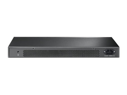 TP-Link 48-Port Fast Ethernet Unmanaged Switch | Plug and Play | Rackmount | Metal | Fanless | Limited Lifetime (TL-SF1048)