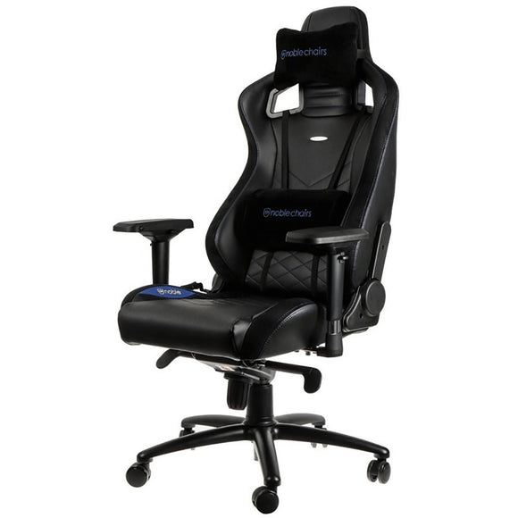 Noblechairs NBL-PU-BLU-002 Epic Series PU Leather Gaming Chair-Black/Blue, Black/Blue