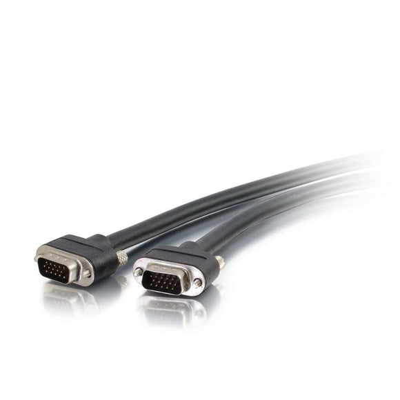 C2G 50221 VGA Cable - Select VGA Video Cable M/M, In-Wall CMG-Rated, Black (125 Feet, 38.1 Meters)