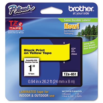 Brother Laminated Tape - Retail Packaging