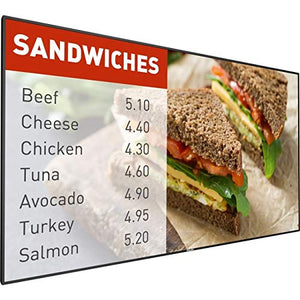Philips Signage Solutions P-Line 49BDL5055P - 49" Class (48.5" viewable) LED display - digital signage - 1080p (Full HD)
