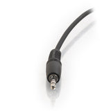 C2G 13787 3.5mm M/F Shielded Stereo Audio Extension Cable, Black (6 Feet, 1.82 Meters)