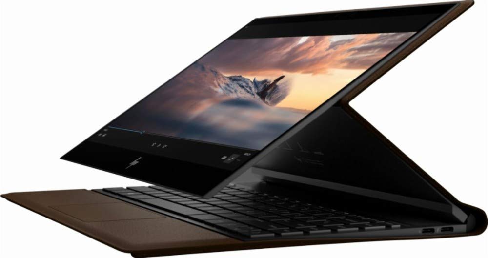 HP Spectre Folio Leather x360 13" Touchscreen Laptop (Intel Core i7, 8GB Memory, 256GB Solid State Drive, Windows 10, Cognac Brown) 13-ak0013dx