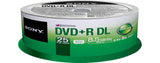 Sony DVD+R Dual Layer Media - 25 Pack