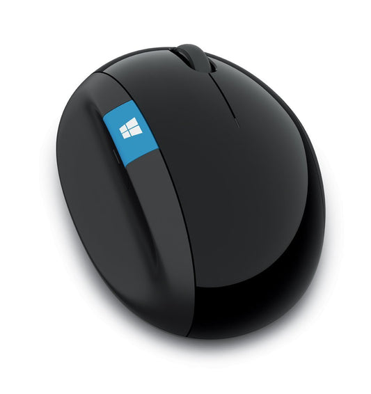 Microsoft Sculpt Ergonomic Mouse, Black (L6V-00002)
