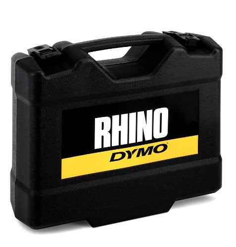 DYMO Rhino Labeller Case, 5200 Durable Hard Carrying Case with Built-in Handle, Box of 1, Black (1760413)