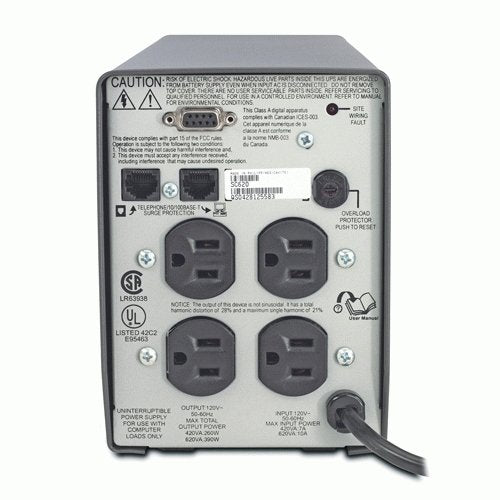 APC Smart-UPS SC620 4-Outlet 620VA 390W UPS System