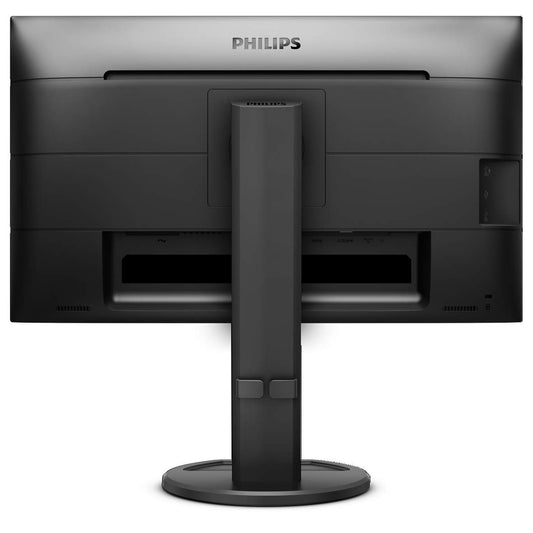 Philips 241B8QJEB 24" Frameless Monitor, Full HD 1080P, IPS Panel, HDMI/DisplayPort/DVI-D/VGA, USB 3.0 hub, Built-in Speakers, VESA, Ergonomic Stand, TCO Edge
