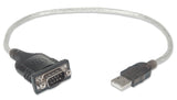 Manhattan USB to Serial Converter Connects One Serial Device to A USB Port
